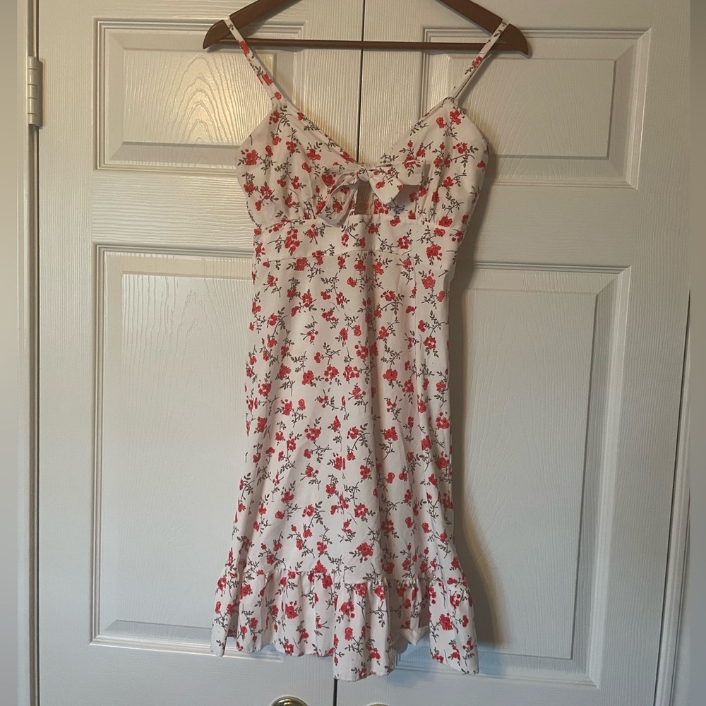 Tie-Front Floral Sundress